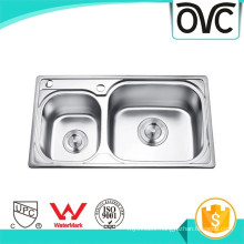 Recyclability easy clean silver kitchen Double Bowl sink
Recyclability easy clean silver kitchen Double Bowl sink